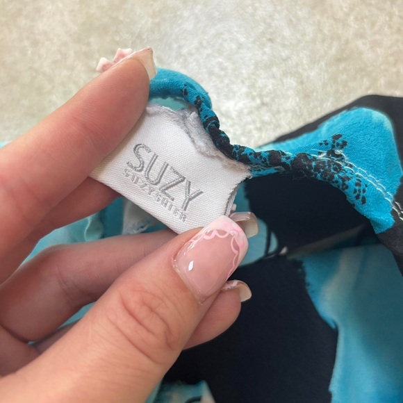 Y2K blue floral skirt - Picture 7 of 7